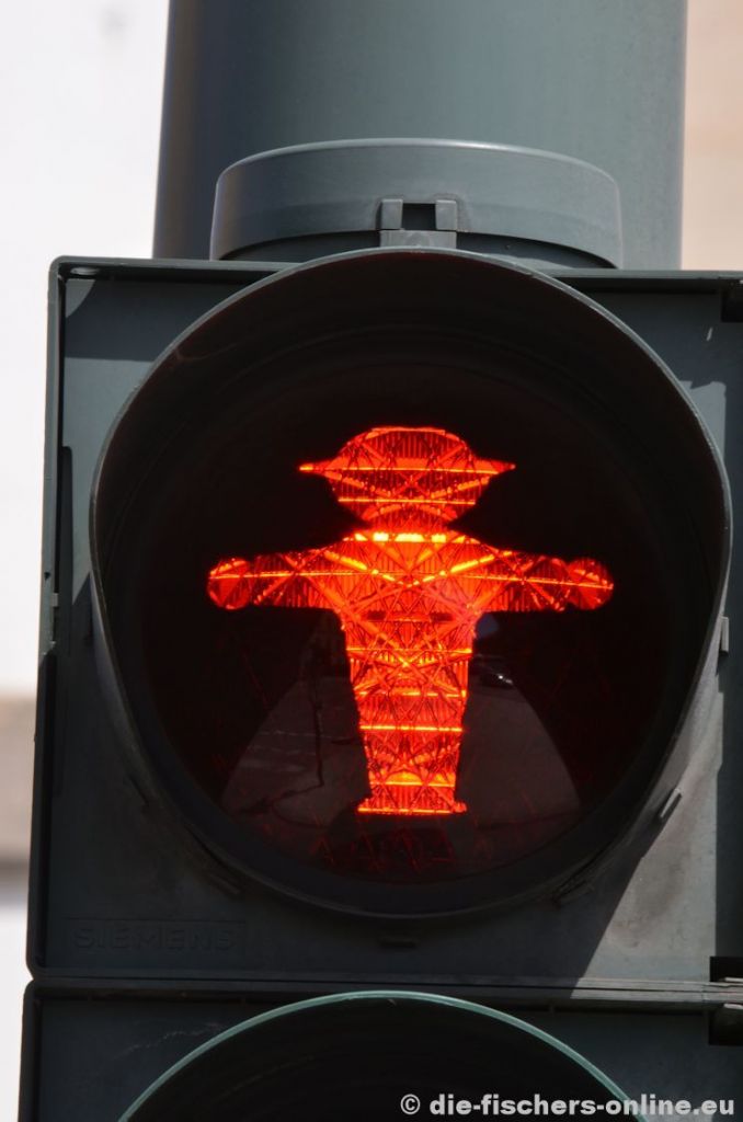 Normalo Ampelmännchen
Der rote Ampelmann wird in Erfurt nicht verändert.
