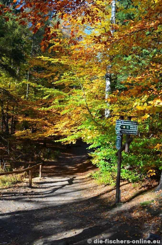 Schrammsteingratweg
Auf den Schrammsteinen findet man ein weites Wegnetz, um zu den Felsen des Affensteingebietes aber auch zum großen Winterberg zu gelangen.
